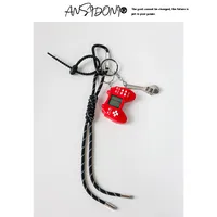 Simple Style Geometric Mixed Materials Unisex Bag Pendant Keychain sku image 9