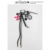 Simple Style Geometric Mixed Materials Unisex Bag Pendant Keychain sku image 10