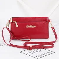 Women's Small PU Solid Color Elegant Streetwear Square Zipper Square Bag sku image 7