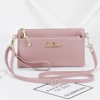 Women's Small PU Solid Color Elegant Streetwear Square Zipper Square Bag sku image 6