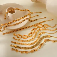 Simple Style Geometric 304 Stainless Steel Plating 18K Gold Plated Women's Bracelets main image 2