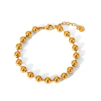 Simple Style Geometric 304 Stainless Steel Plating 18K Gold Plated Women's Bracelets main image 4