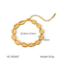 Simple Style Geometric 304 Stainless Steel Plating 18K Gold Plated Women's Bracelets sku image 1