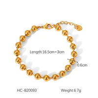 Simple Style Geometric 304 Stainless Steel Plating 18K Gold Plated Women's Bracelets sku image 5