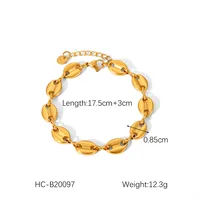 Simple Style Geometric 304 Stainless Steel Plating 18K Gold Plated Women's Bracelets sku image 14