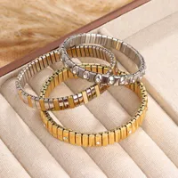 Vintage Style Geometric Titanium Steel Plating Women's Bracelets main image 1