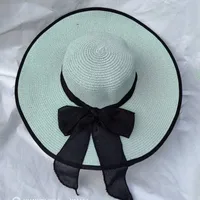Women's Basic Vacation Solid Color Big Eaves Straw Hat sku image 9