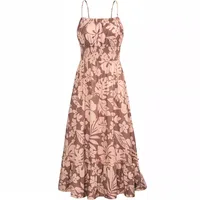 Women's Strap Dress Elegant Strap Sleeveless Flower Maxi Long Dress Holiday Daily main image 4