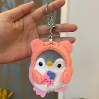 Elegant Cute Simple Style Penguin PP Cotton Unisex Bag Pendant Keychain sku image 1