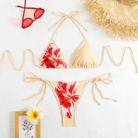 Women's Flower 2 Pieces Set Swimwear main image 2