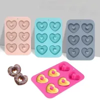 Cute Heart Shape Silica Gel Bakeware 1 Piece main image 1