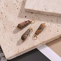 Casual Handmade Simple Style Marble Simple Solid Color 304 Stainless Steel Natural Stone Handmade Polishing Turquoise Amethyst  Tiger Eye Jewelry Accessories sku image 9