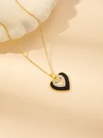 Casual Elegant Simple Style Heart Shape Titanium Steel Plating Women's Jewelry Set sku image 5