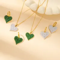 Casual Elegant Simple Style Heart Shape Titanium Steel Plating Women's Jewelry Set main image 3