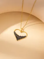 Casual Elegant Simple Style Heart Shape Titanium Steel Plating Women's Jewelry Set sku image 14