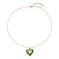 Casual Elegant Simple Style Heart Shape Titanium Steel Plating Women's Jewelry Set main image 5