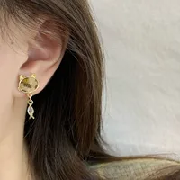1 Pair Elegant Lady Sweet Cat Alloy Ear Studs main image 4