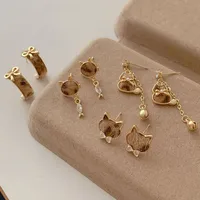 1 Pair Elegant Lady Sweet Cat Alloy Ear Studs main image 5