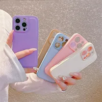 PC Solid Color Simple Style Phone Cases Phone Cases main image 1