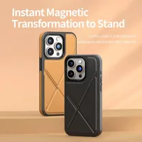 Imitation Leather Solid Color Business Simple Style Phone Cases Phone Cases main image 3
