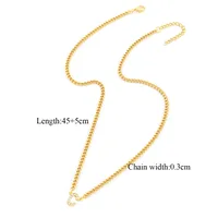 Casual Elegant Simple Style Letter 201 Stainless Steel 304 Stainless Steel Women's Necklace sku image 3