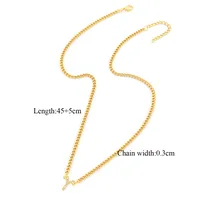 Casual Elegant Simple Style Letter 201 Stainless Steel 304 Stainless Steel Women's Necklace sku image 22