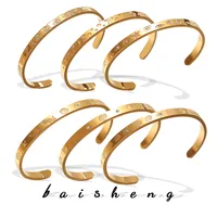 Simple Style IG Style Geometric Titanium Steel Plating Women's Bangle main image 2