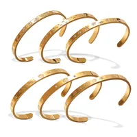 Simple Style IG Style Geometric Titanium Steel Plating Women's Bangle main image 4