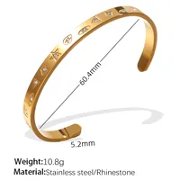 Simple Style IG Style Geometric Titanium Steel Plating Women's Bangle sku image 7