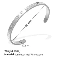 Simple Style IG Style Geometric Titanium Steel Plating Women's Bangle sku image 8