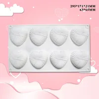 Valentine'S Day Casual Heart Shape Silica Gel Bakeware 1 Piece 1 Set sku image 11