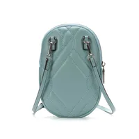 Women's Small Pu Leather Solid Color Classic Style Oval Zipper Phone Wallets main image 2