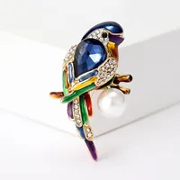 Cute Alloy Inlay Rhinestones Pearl Women's Brooches main image 3