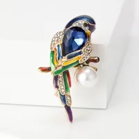 Cute Alloy Inlay Rhinestones Pearl Women's Brooches sku image 1