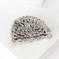 Retro Peacock Alloy Inlay Rhinestones Women's Brooches main image 4