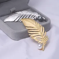 Retro Alloy Plating Inlay Pearl Women's Brooches main image 1