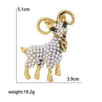Simple Style Classic Style Sheep Alloy Women's Brooches main image 2