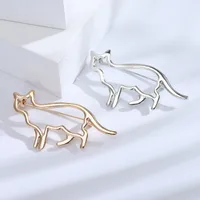 Cute Simple Style Cat Alloy Women's Brooches main image 1