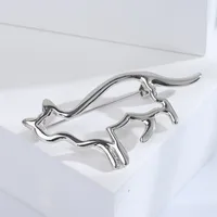 Cute Simple Style Cat Alloy Women's Brooches main image 5