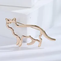 Cute Simple Style Cat Alloy Women's Brooches sku image 1