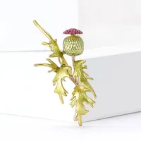 Simple Style Classic Style Leaf Alloy Enamel Women's Brooches main image 1