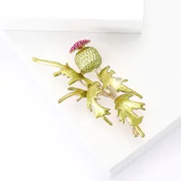 Simple Style Classic Style Leaf Alloy Enamel Women's Brooches main image 5