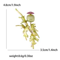 Simple Style Classic Style Leaf Alloy Enamel Women's Brooches main image 2