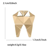 Simple Style Classic Style Alloy Plating Unisex Brooches sku image 1