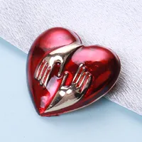 Simple Style Classic Style Heart Shape Alloy Women's Brooches main image 4