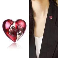 Simple Style Classic Style Heart Shape Alloy Women's Brooches main image 3