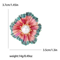 Vintage Style Classic Style Flower Alloy Women's Brooches sku image 1