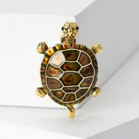 Simple Style Classic Style Tortoise Alloy Enamel Women's Brooches main image 3