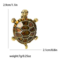 Simple Style Classic Style Tortoise Alloy Enamel Women's Brooches main image 2