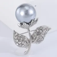 Elegant Shiny Flower Alloy Women's Brooches main image 4